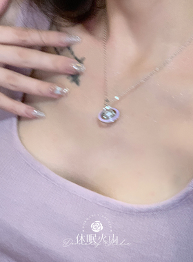 中古风西太后经典款土星珍珠项链