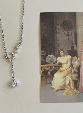 颈间星河原创锆石项链