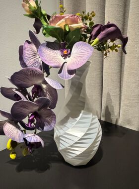 小红书3D打印丝绸花瓶