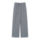 Little Seagull Striped Sports Wide Leg Pants Women's 2026 Spring and Summer Low Waist Loose Drawstring Straight Casual Long Guard Pants