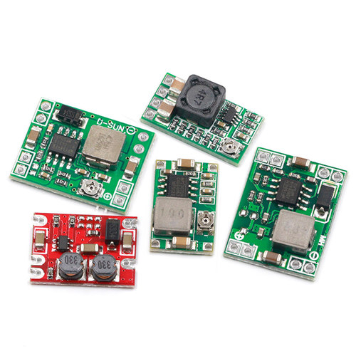 DC-DC 3A 5A可调降压电源模块板稳压航模MP1584EN 24V-12V 9V转5V - 图0
