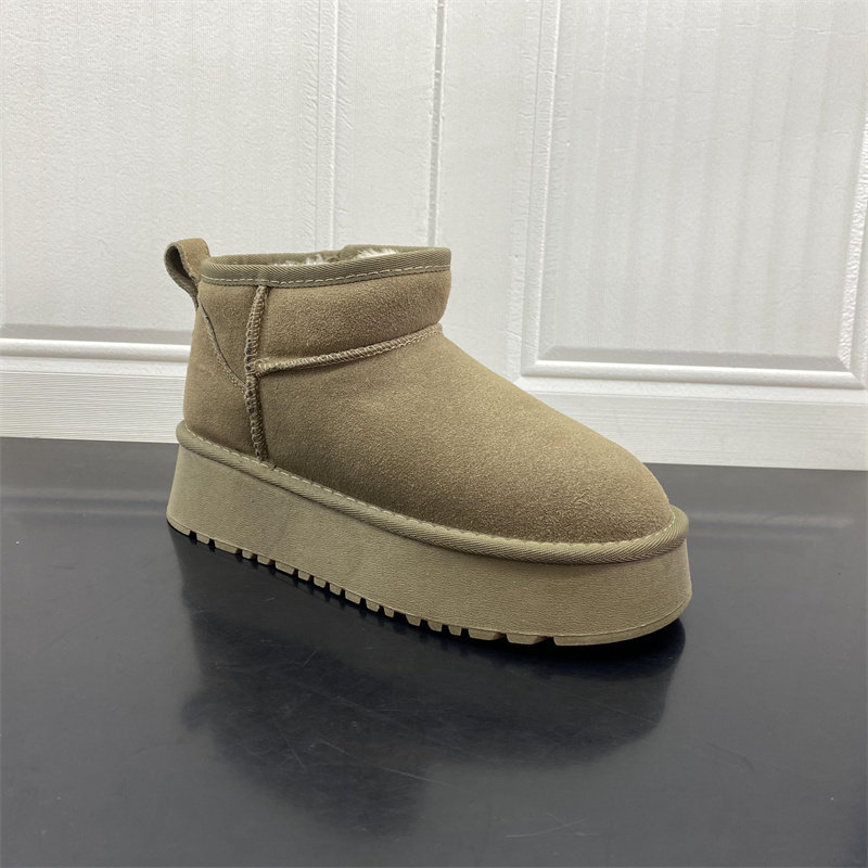 撤柜处理2023秋冬款韩版厚底雪地靴加绒加厚简约百搭防滑保暖棉靴,淘宝优惠券,粉丝福利购,淘宝优惠卷