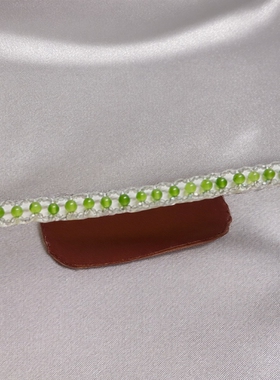 台湾碧玉编织蕾丝手链女单圈时尚百搭饰品礼物送女友闺蜜生日礼物