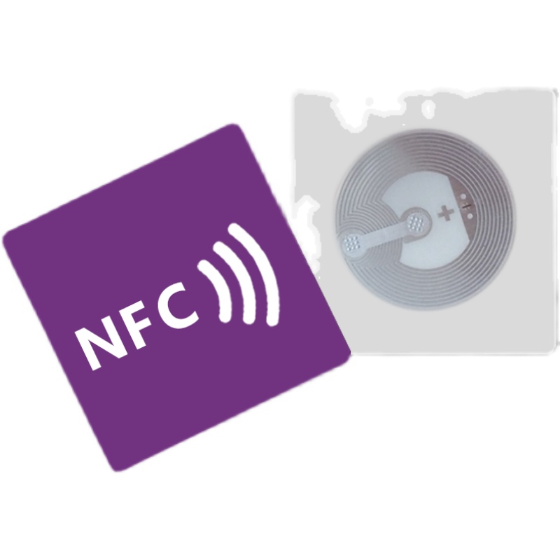 一碰传NFC芯片贴NTAG213/215不干胶电子标签纸防伪读写网址音乐墙-图3