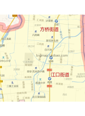 宁波市奉化区地图行政区划 2026路线定制城市交通区域划分贴图