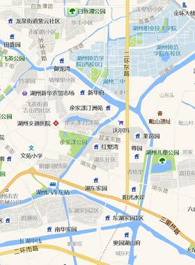 湖州市吴兴区地图路线定制2026 城市街道交通卫星区域划分贴图