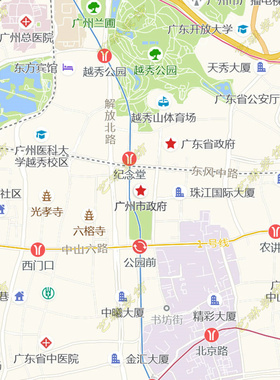 广州2025行政地图城区白云海珠南沙天河从化番禺墙贴
