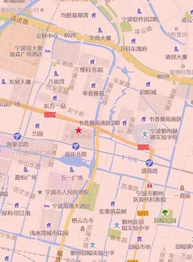 宁波市主城市区（绕城高速）地图路线定制2026城市街道区域划分