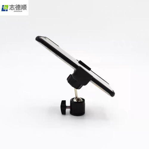 手机直播支架双球型360度旋转云台圆孔型手机夹横拍竖拍俯拍 - 图0