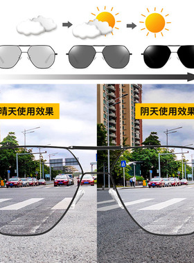 墨镜男士2020新款潮偏光方形太阳镜开车专用日夜两用眼镜防紫外线