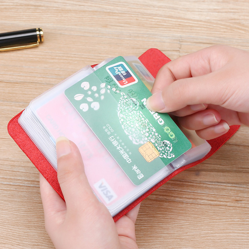 放卡的男真皮精致高档多卡位卡片包 梦露风尚卡包