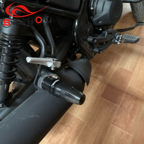适用本田CB400X CB400F CBR400R改装配件排气管防摔胶防摔棒护杠 - 图1