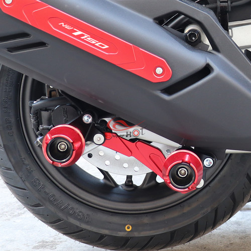 适用五羊本田NWT150改装配件排气管防摔棒保险防护杠前轮装饰球 - 图0