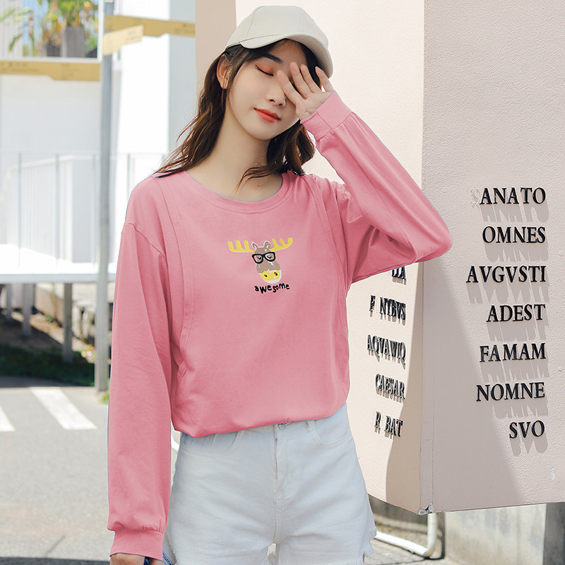 秋装外穿外出喂奶衣服夏装款哺乳衣 喜韵母婴哺乳衣/月子服