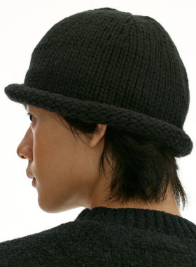 化学制品 卷檐针织帽 C4_BLK_BEANIE