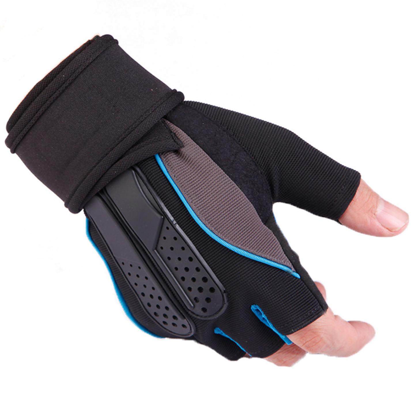 健身手套男骑行运动加长护腕露半指杠铃器械举重撸铁硅胶护垫防滑,淘宝优惠券,粉丝福利购,淘宝优惠卷