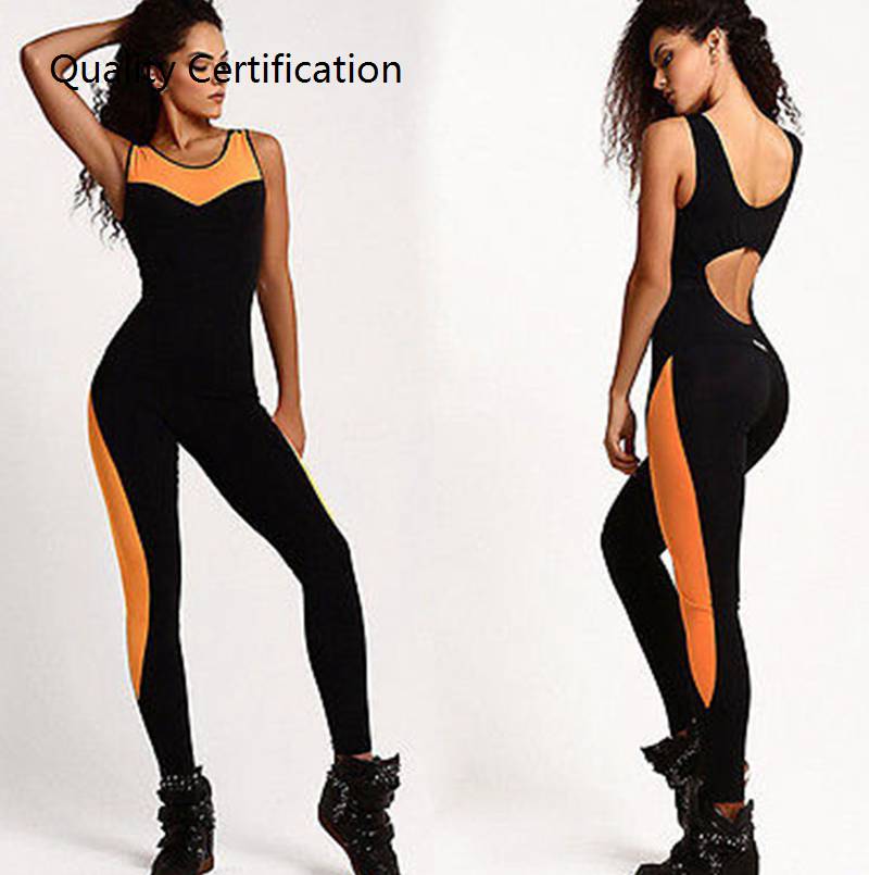 Leotard Clubwear Size S-XL Black Orange-图0