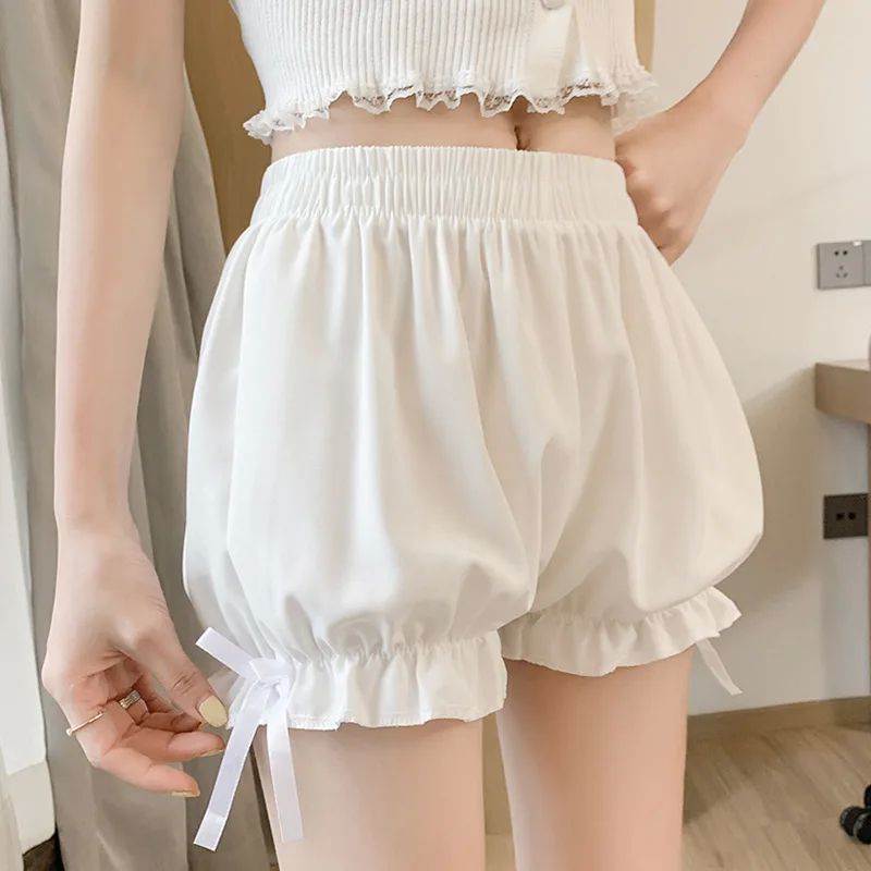 JK Lolita Loose Pumpkin Lantern Shorts女jk洛丽塔宽松灯笼短裤 - 图0