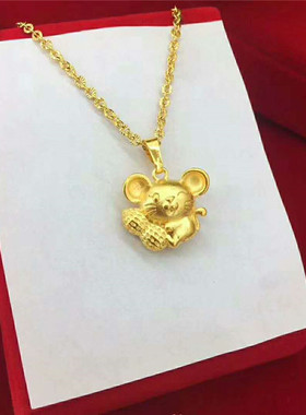 花生越南沙金属相仿真饰品吊坠