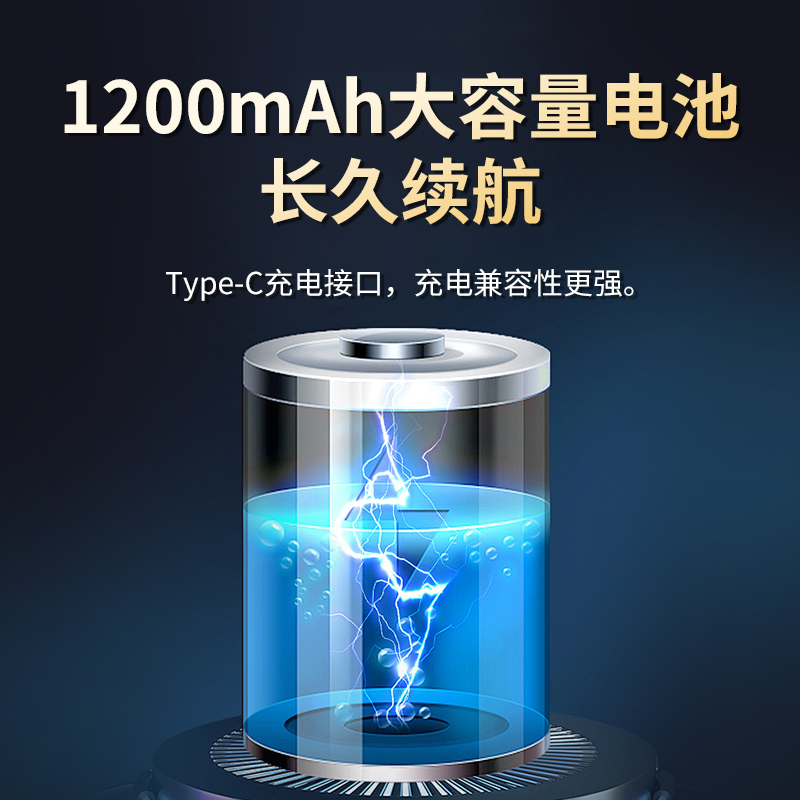 欧司朗LED强光手电迷你聚光爆闪户外便携长续航家用可充电手电筒 - 图1