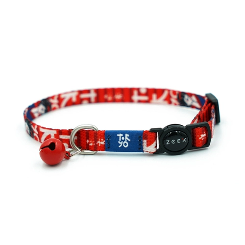 Qzee Anti -Suffocation Cat воротник Zeex Anti -Lelang Buckle может регулировать британские и американские короткометражные круги с шилковой табличкой.