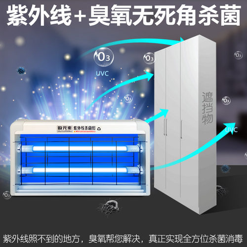 欧元素紫外线杀菌灯幼儿园工厂紫外线消毒灯家用悬挂灭菌杀菌灯管 - 图2