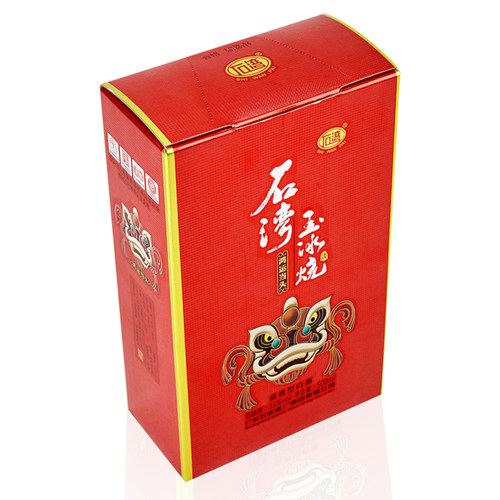石湾玉冰烧33度豉香鸿运当头500ml×1瓶礼盒装纯粮送礼佛山白酒 - 图1