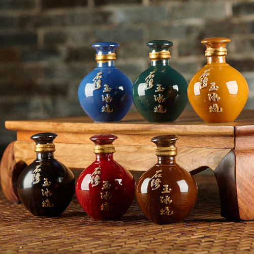 石湾玉冰烧纯粮食33度小坛酒250ml×12瓶礼盒装广东特色白酒米酒 - 图0