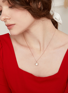星星项链女款小众设计高级感