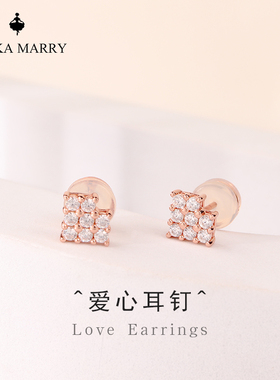 爱心耳钉S925银耳环2023新款爆款