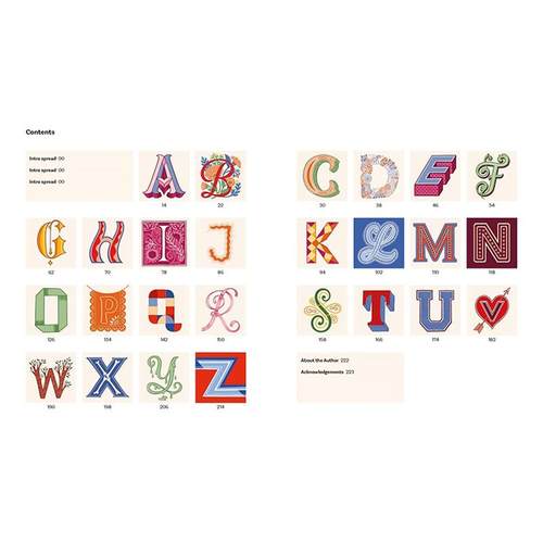 【预售】创意手绘字母从入门到精通Creative Hand Lettering From A to Z英文平面设计字体图案标志平装Kate Forrester进口原版书 - 图0