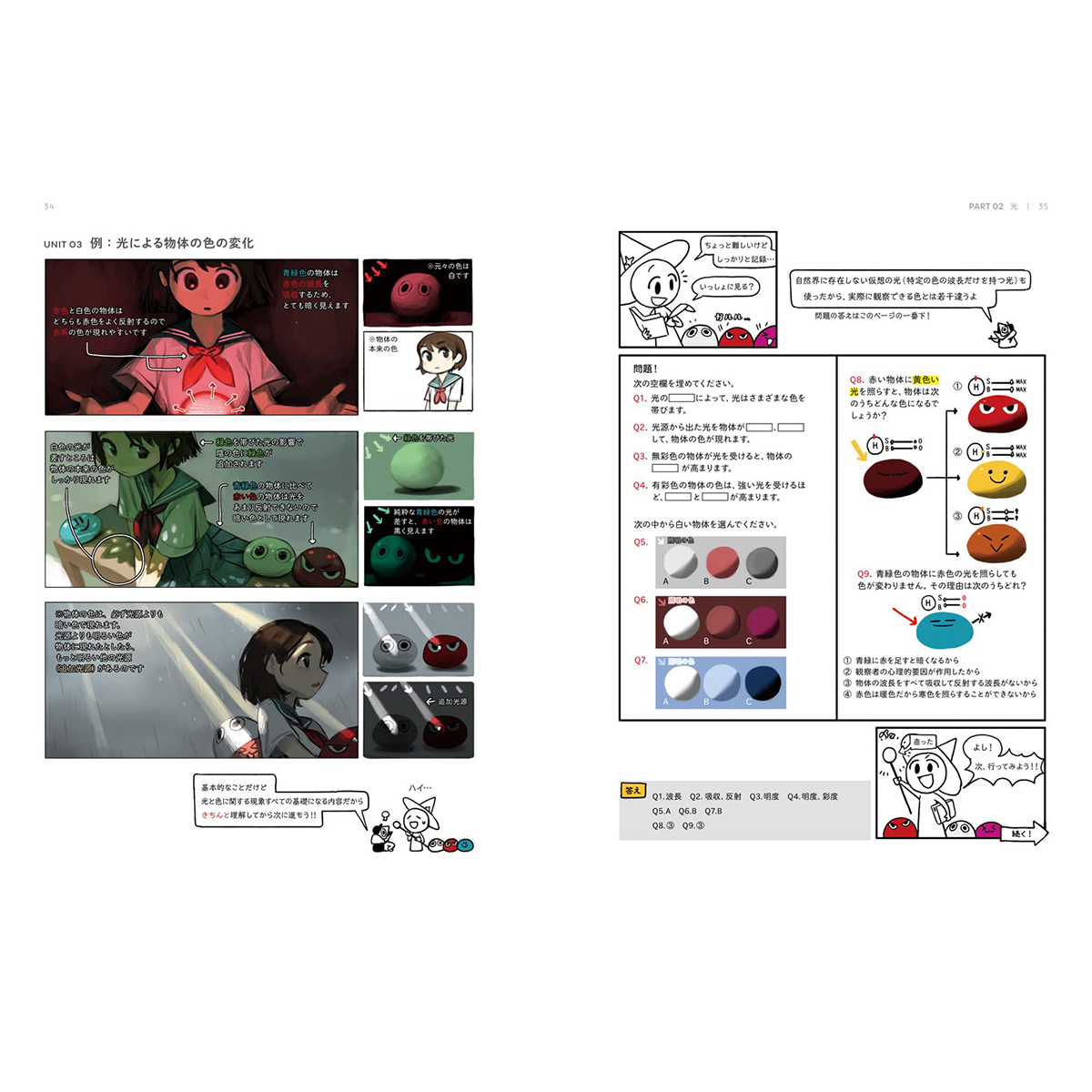 【预售】日文插画技法光と色のチュ—トリアル光与色的教程角色作画技法书パク·リノ、金智恵日文原版-图1