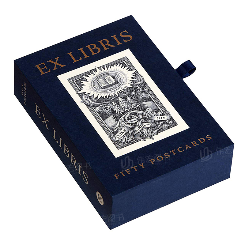 【预 售】Ex Libris: Fifty Postcards，50张藏书票明信片 - 图1