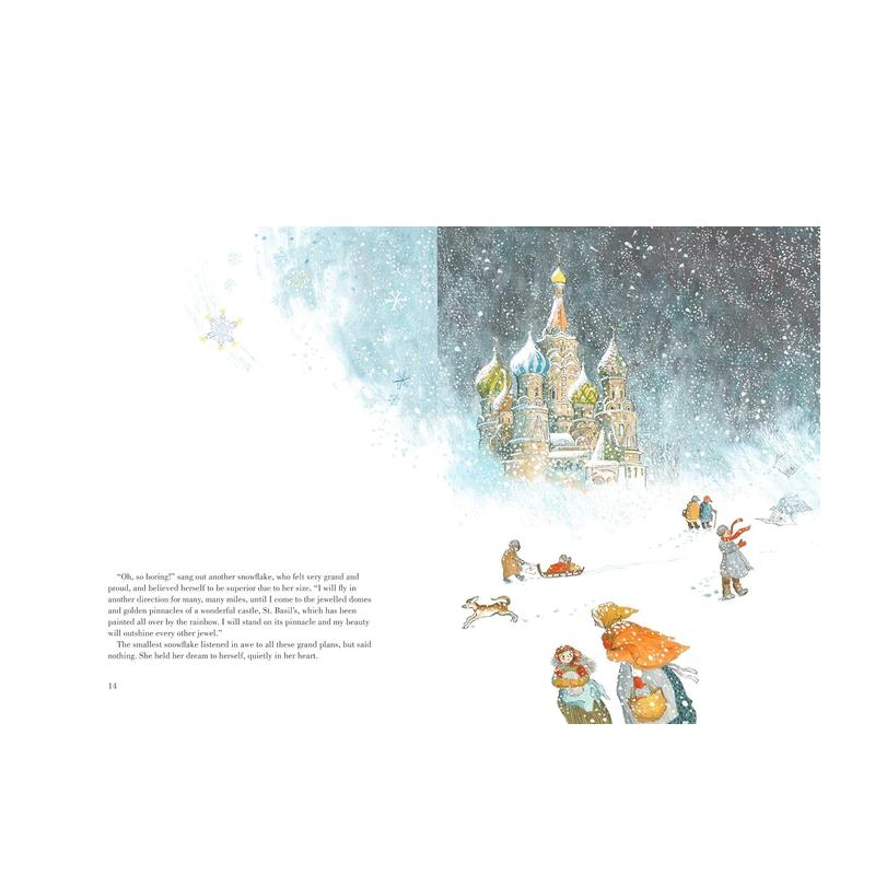 【预 售】【Bernadette Watts】最小的雪花英文儿童绘本插画师进口原版书The Smallest Snowflake精装Bernadette Watts著NorthSout - 图1
