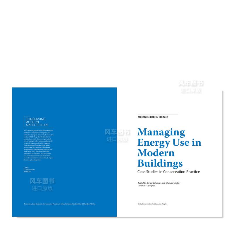 【现货】管理现代建筑的能源使用：保护实践中的案例研究英文建筑风格与材料构造设计简装进口原版书籍Managing Energy Use in - 图1