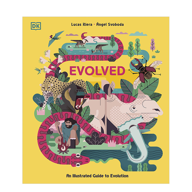 【预售】图解物种进化Evolved: An Illustrated Guide to Evolution DK儿童少儿自然科学理科课外科普图集读物英文原版-图1