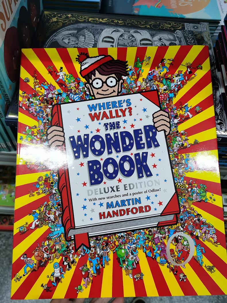 【现货】沃利在哪里？神奇之书英文儿童故事Where’s Wally? The Wonder Book精装Martin Handford?进口原版书籍Walker Books UK - 图0