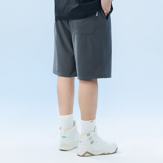 Black Size Large Size Men's Casual Shorts