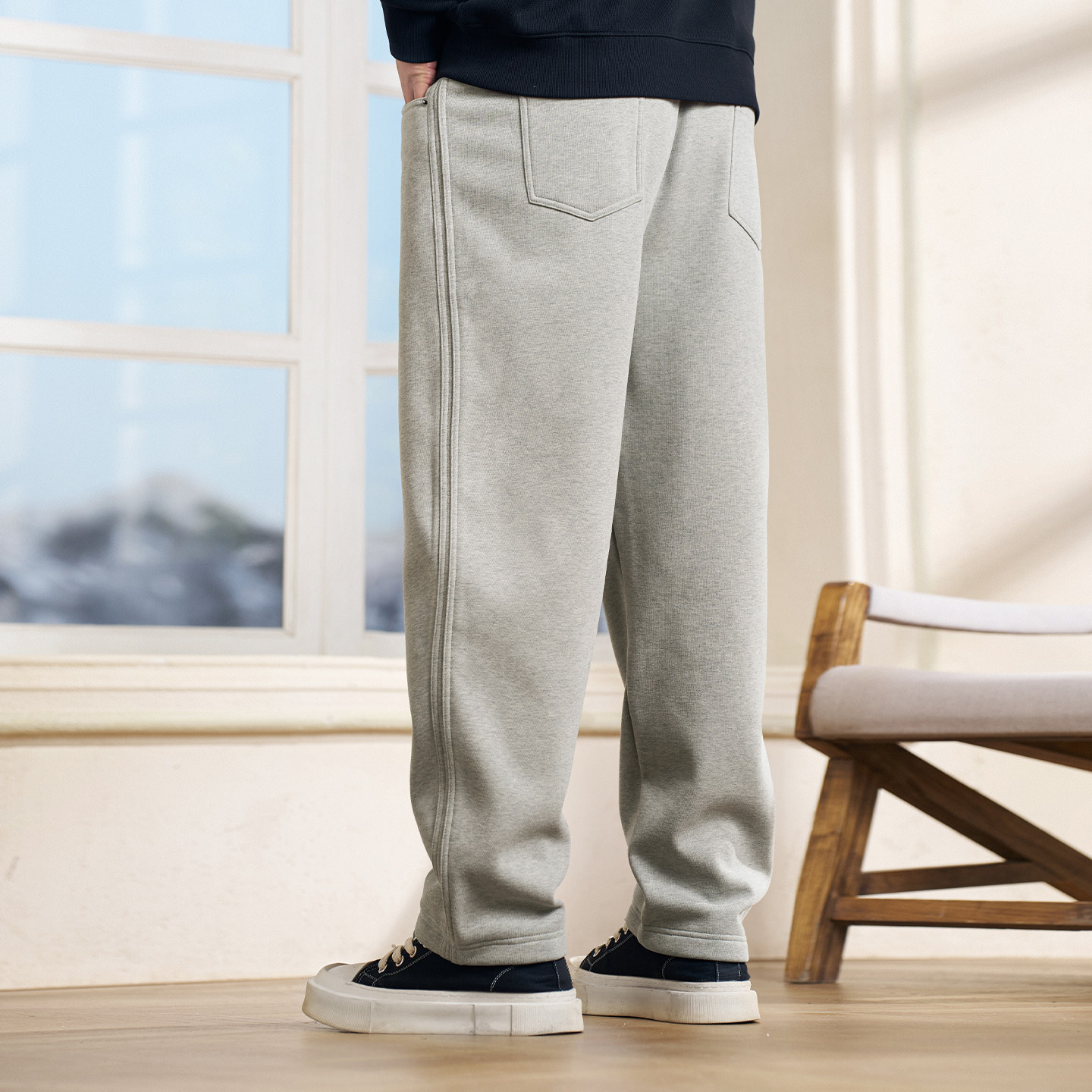 黑劲大码男装冬季菱形裆男士裤子加绒加厚胖子宽松保暖显瘦休闲裤,淘宝优惠券,粉丝福利购,淘宝优惠卷