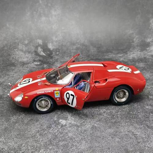 沙沙汽车模型CMC 1:18 法拉利250LM 勒芒合金全开收藏品摆件 - 图2