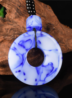 天然平安扣挂件吊坠新疆和田玉