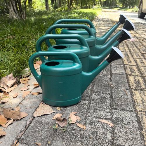 3-10L洒水壶长嘴大容量塑料淋花壶家用浇菜花洒喷壶园艺 浇花水壶 - 图0