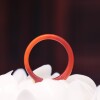 South Red Agate Dragon Ring Su Gong Jade Ring