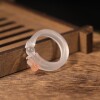 Nanhong Su Gong carved jade ring faucet ring