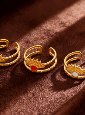 A new niche design titanium steel non-fading ring