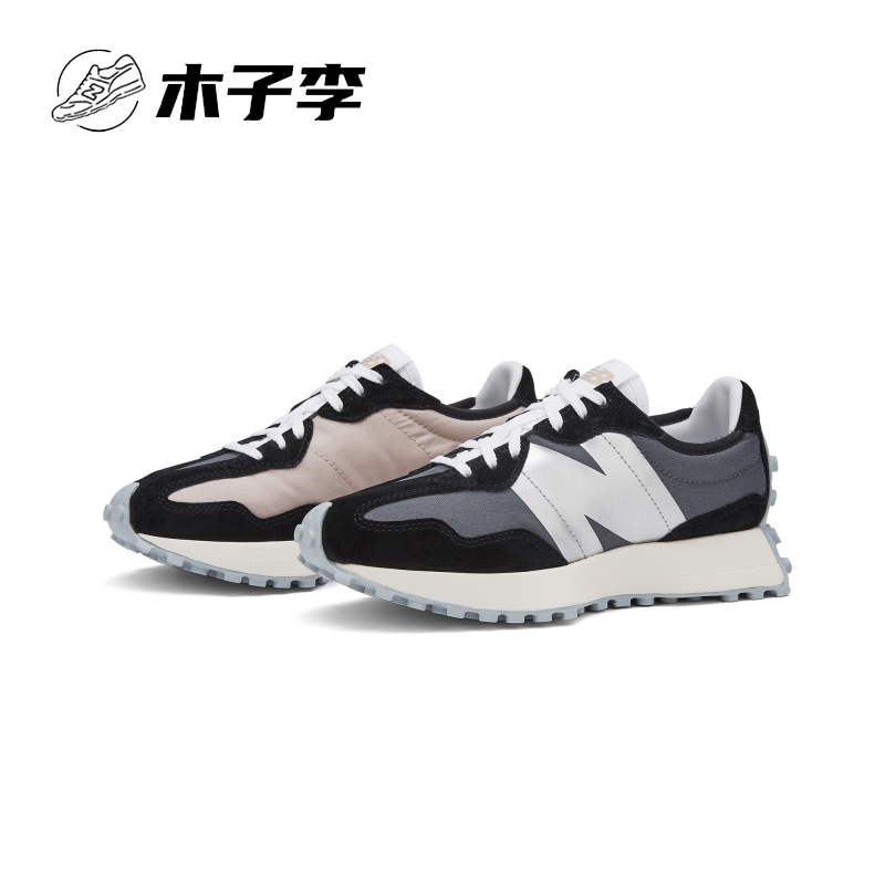 New Balance NB 正品奥莱特价清仓女鞋327撞色复古鸳鸯运动休闲鞋