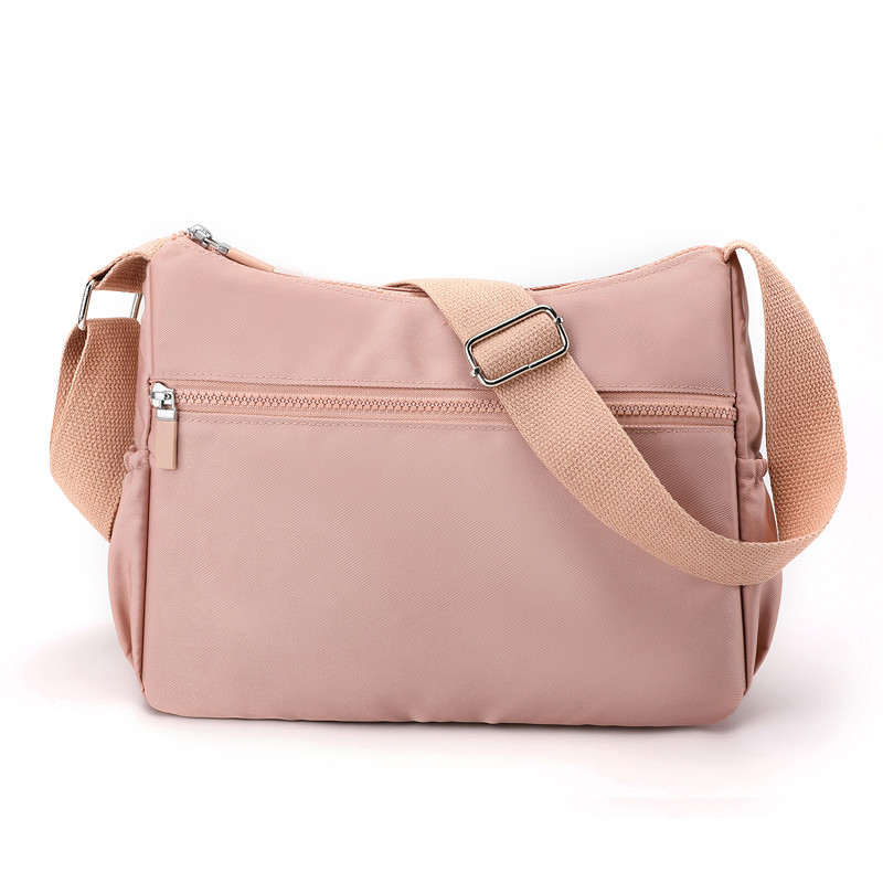 牛津布斜挎包休闲百搭单肩包尼龙妈妈包大容量女包百搭简约压花包,淘宝优惠券,粉丝福利购,淘宝优惠卷