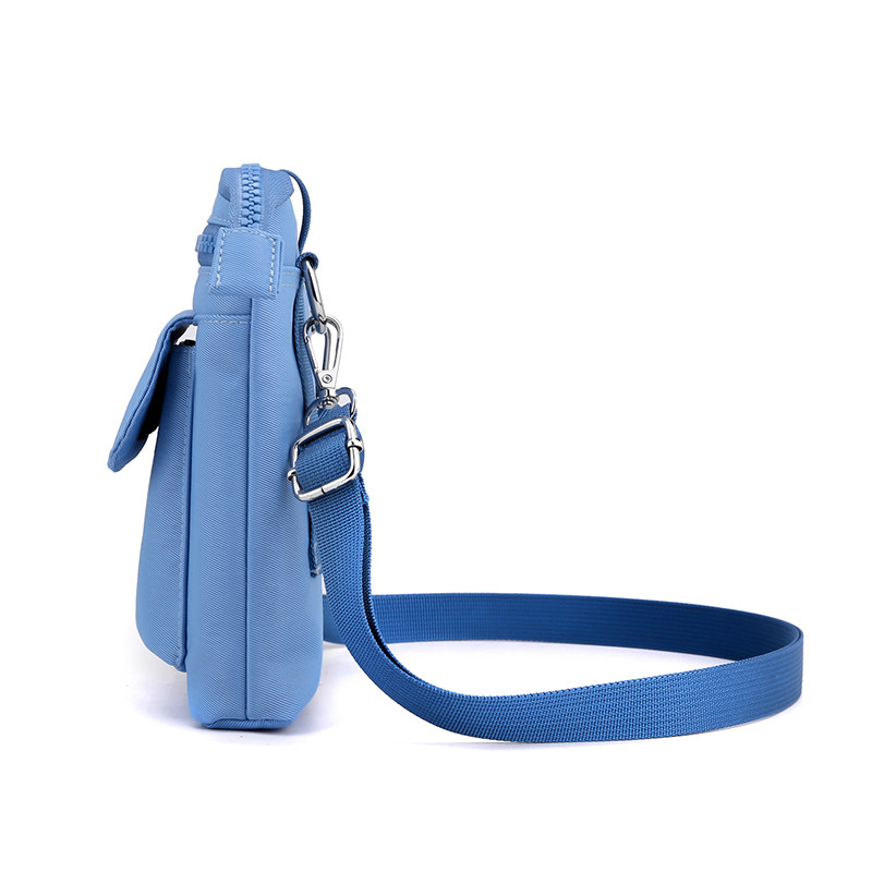 新款韩版休闲大屏手机包单肩包女牛津斜挎布包竖款迷你手机袋小包,淘宝优惠券,粉丝福利购,淘宝优惠卷