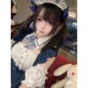Lolita cos patchwork ຫວານແລະເຜັດຂອງຍີ່ປຸ່ນ sleeves off-shoulder suspenders fluffy cake skirt ຊຸດສອງສິ້ນ