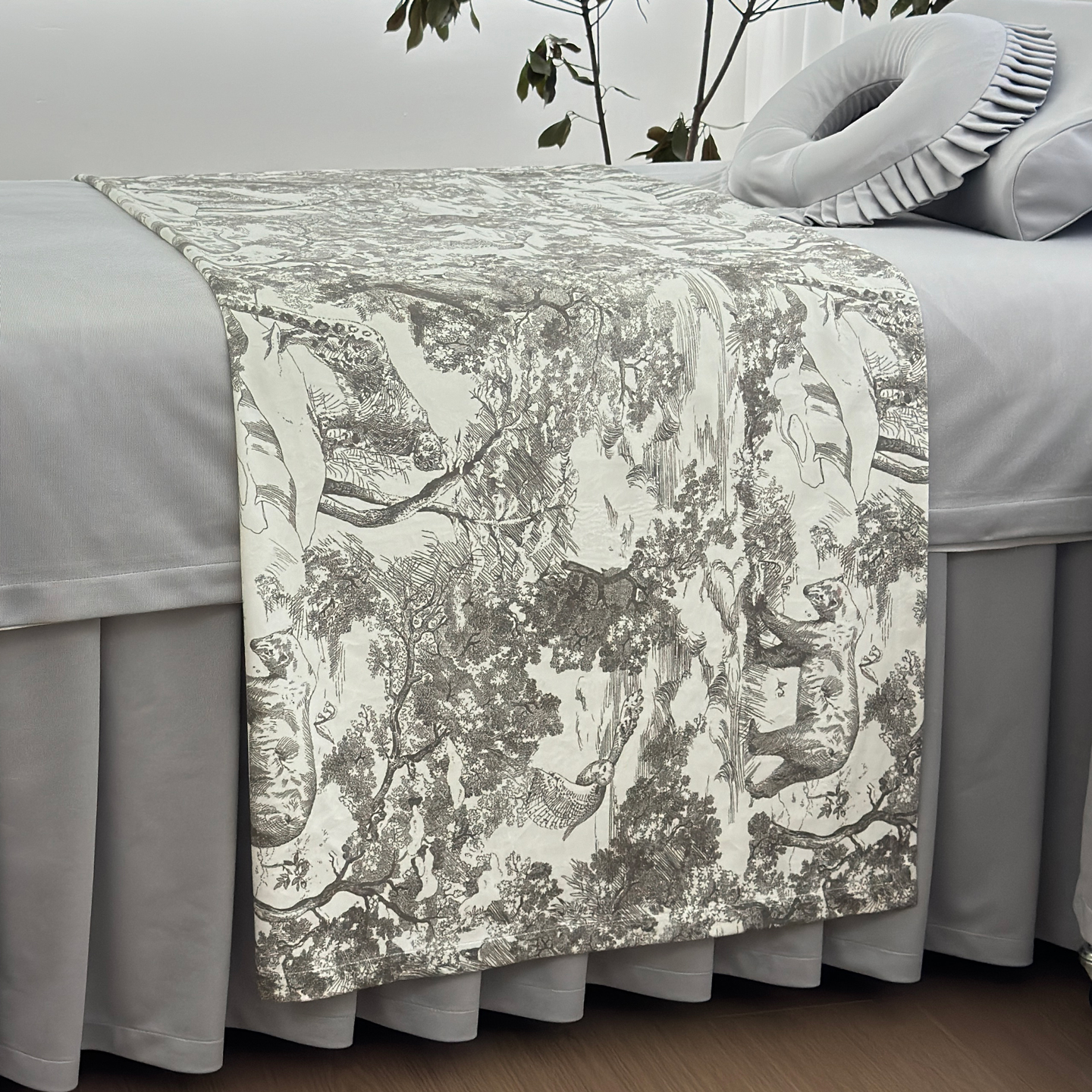 美容床旗四季通用高档美容院专用床旗美容床旗子 - 图0